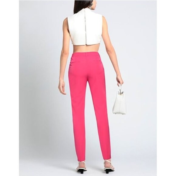 Liu Jo Womens Fuchsia Slim Fit Pants Size 42 - Picture 2 of 12